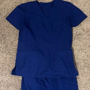 Navy Blue Scrub Set